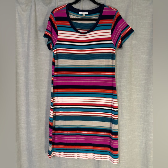 Spense Multi-Colored Striped Dress - Picture 1 of 3